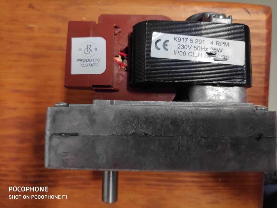 Motor sneck 4 rpm Mellor